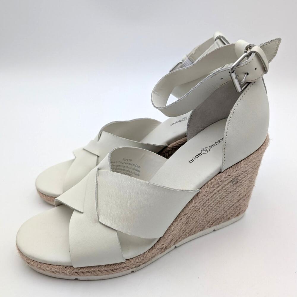 Treasure & Bond Poppy Espadrille Wedge Sandal Women's White Size US9.5M EU40